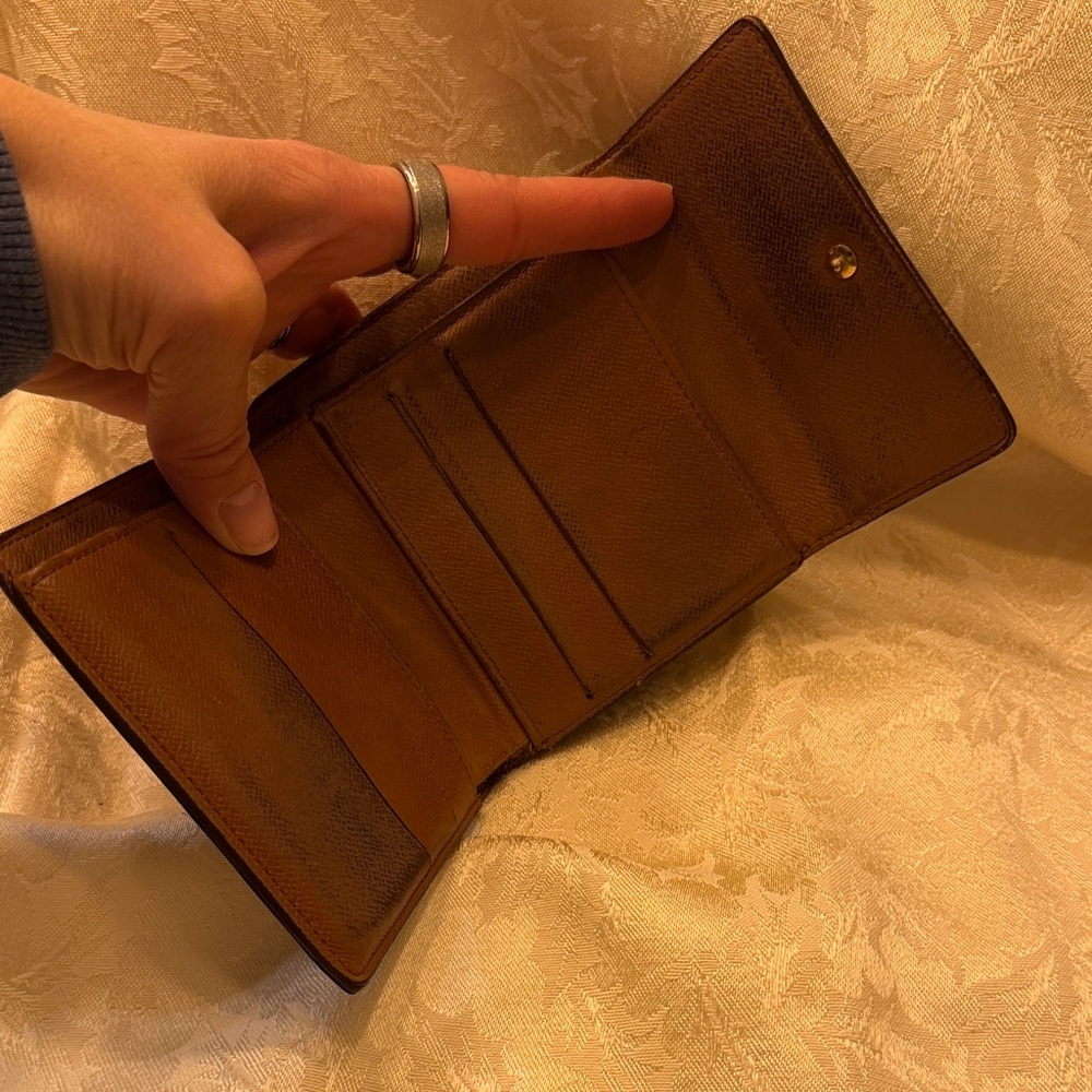 Louis Vuitton Brown and Gold Monogram Wallet - Picture 8 of 10